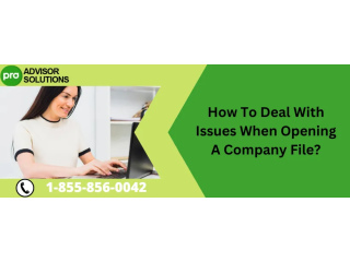 Easy Way to Rectify Issues When Opening a Company File