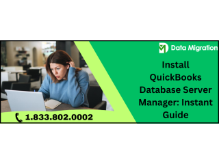 An Easy Method To Resolve install QuickBooks Database Server Manager issue