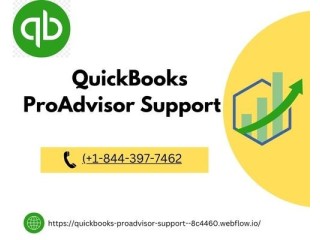 QuickBooks ProAdvisor Support(+ 1-844-397-7462)