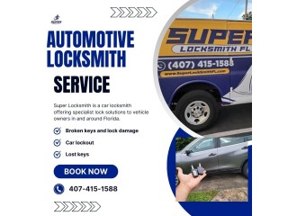 Automotive Locksmith Services | Automotive Locksmith Near Me | SUperlocksmith FL