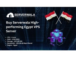 Increase Your Site Efficiency With Egypt VPS - Serverwala