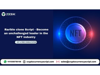 Rarible clone Script - Become an unchallenged leader in the NFT industry