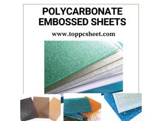 Worldwide Supply: Polycarbonate Embossed Sheets Available Everywhere