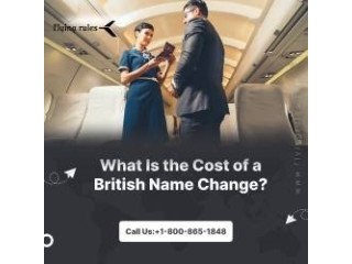 What Is the Cost of a British Name Change?