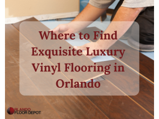 Where to Find Exquisite Luxury Vinyl Flooring in Orlando