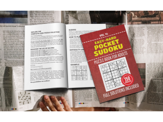 Pocket Sudoku Puzzle Book For Adults Volume 14