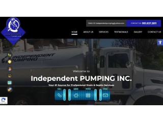 Trust Independent Pumping Inc. for Reliable Septic Services
