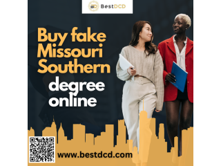 Buy fake Missouri Southern degree online
