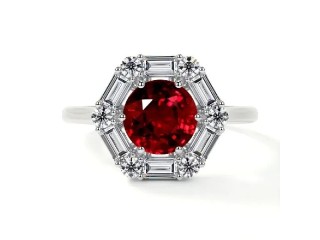 Best Deal On 0.84 cttw Ruby Rings From GemsNY