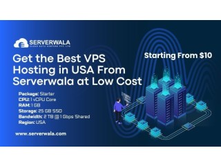 Get the Best VPS Hosting in USA From Serverwala at Low Cost