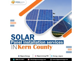Solar panel installation services in Kern County