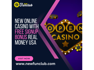 New Online Casino With Free Signup Bonus Real Money USA