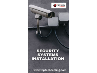 Expert Security Systems Installation by Toptech Cabling