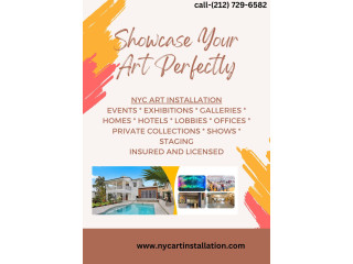 Your Art, Perfectly Displayed Art Hanging NYC services