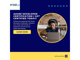 Azure Developer Certification Get Certified Today!