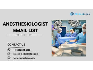 Buy Anesthesiologist Email Lists for Direct Marketing Success