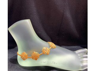 Bridal Wedding Gold Plated Anklets