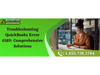Troubleshooting QuickBooks Error 6189: A Comprehensive Guide