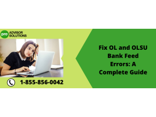 Simple Guide To Solve OL and OLSU Bank Feed Errors