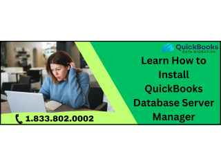 Install QuickBooks Database Server Manager Easily and Quickly