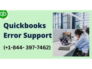 Quickbooks Error Support (+1-844-397-7462)