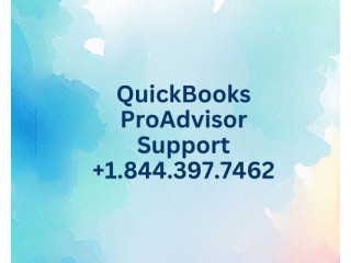 QUICKBOOKS PROADVISOR SUPPORT +1-844-397-7462