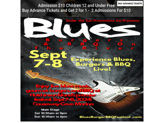 Blues Burgers and BBQ Festival September 7-8, 2024: A Culinary and Musical Extravaganza -FL