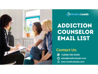 Purchase Addiction Counselor Email List – Trusted Contacts