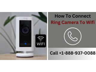 How To Connect Ring Camera To Wifi | Call +1-888-937-0088
