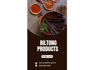 Discover Premium Biltong Products at Yebo Biltong