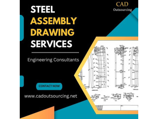Steel Assembly Drawing Services Provider - CAD Outsourcing Consultants