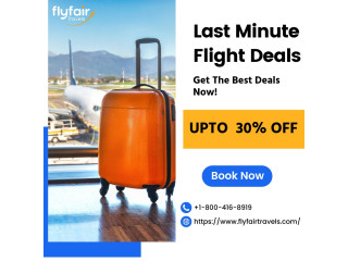 Last Minute Flight Deals: Get the best deals now!