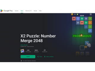 Install and Play in the X2 Puzzle App