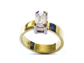 Gorgeous and sophisticated yellow princess diamond ring - exquisite choice of jewellery.